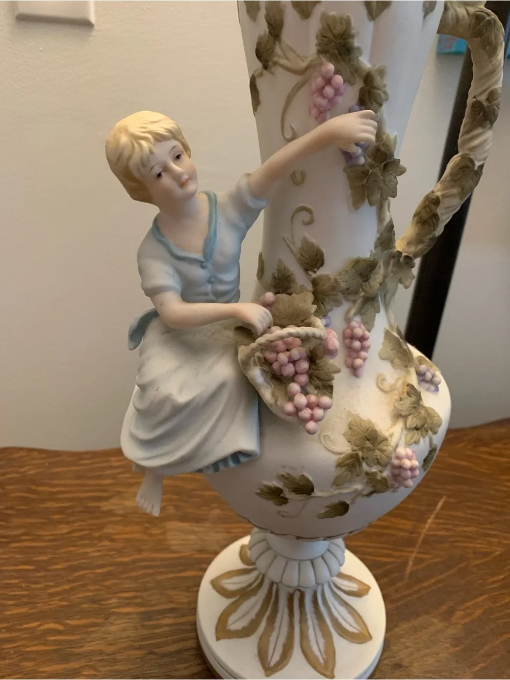 Vintage MCM Andrea by Sadek Girl Vase Art Deco 1950's